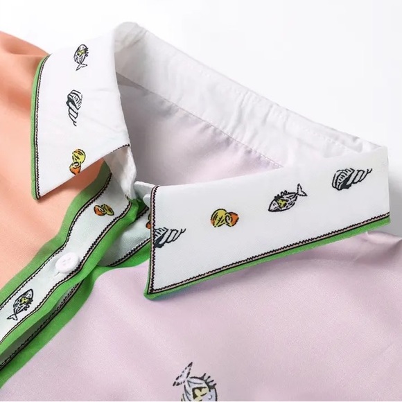 Lena Vie Drop Casual Tailored Shirt + Pant Set - Picture 9 of 11